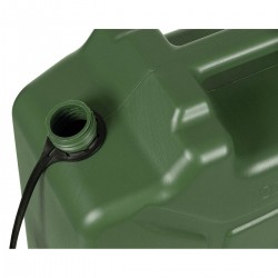 iSpchen Benzinkanister 20L Metall Kraftstoffkanister olivgrün  Metallkanister Wasserkanister Ölkanister Benzin Kanister Metall  Benzinkanister für