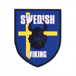 Patch Swedish Viking blau...