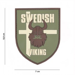 Patch Swedish Viking grün...