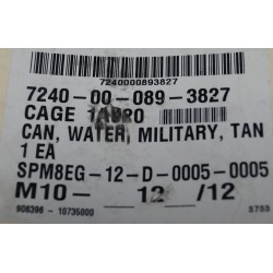 Military Water Can (MWC) Wasserkanister 20L sand tan gebraucht