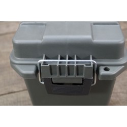 US Munitionskiste Kunststoff oliv Ammo box abschließbar Angelkoffer Transportbox 