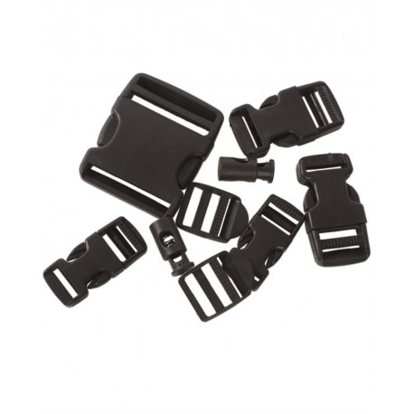 Schnallen- und Verschlussset schwarz Repair Kit