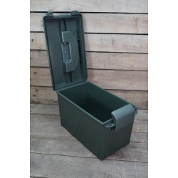 US Munitionskiste mittel Kunststoff oliv Transportbox Ammo box abschließbar