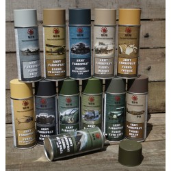 ARMY Farbspray OLIV GRÜN MATT Militärlack Militärfarbe Sprühdose Spraylack Farbe 400ml